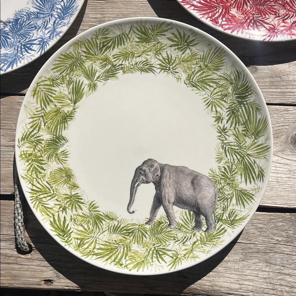 Laboratorio Paravicini “Jungle” 23cm Plates – Set of 4 Handcrafted - Picture 6 of 17